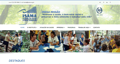 Desktop Screenshot of isama.org.br
