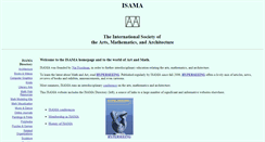 Desktop Screenshot of isama.org