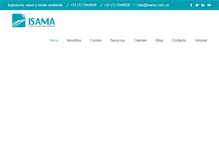 Tablet Screenshot of isama.com.co